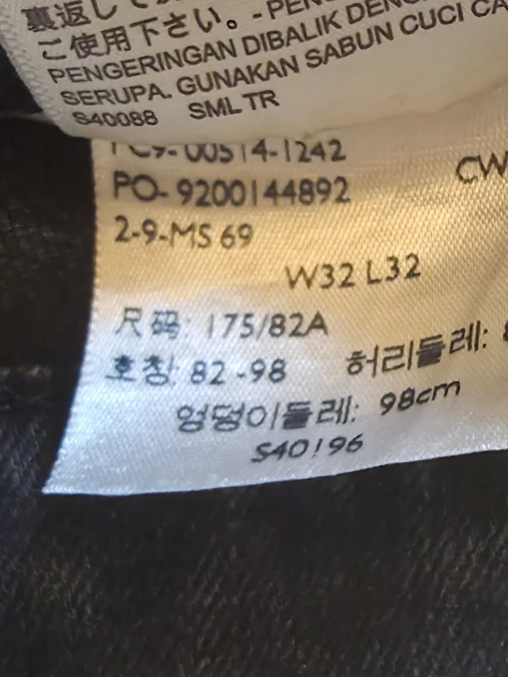 Levi's 514 Men's Black Straight Leg Jeans sz 32x32